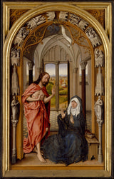 胡安·德·弗蘭德斯-1496-基督向他母親顯現藝術印刷品精美藝術複製品牆藝術 id-ad7dxp8lh