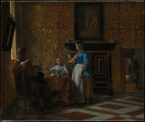 pieter-de-hooch-1663-leisure-time-in-an-elegant-setting-art-print-fine-art-reproduction-wall-art-id-ad8cg2rj1