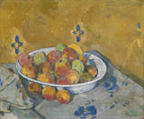 Поль Сезанн-1882-тарілка-яблук-художня-друк-витончене-художнє-репродукція-стена-арт-id-adaawjl5l