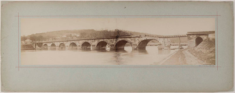 andre-adolphe-eugene-disderi-1870-panorama-view-of-a-destroyed-bridge-art-print-fine-art-reproduction-wall-art