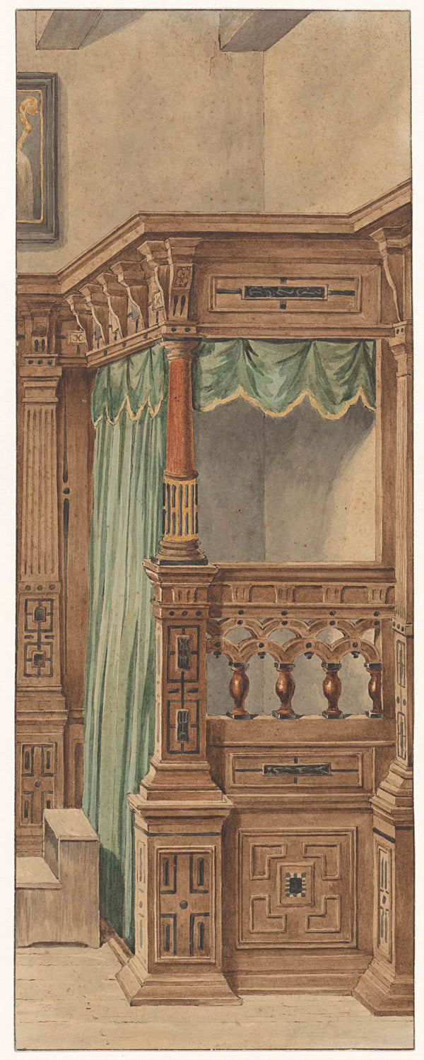johannes-rutten-1819-bedstead-in-the-house-peacock-dordrecht-art-print-fine-art-reproduction-wall-art-id-adb7ktlzz
