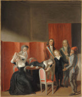 jean-jacques-hauer-1795-louis-xvii-separato-da-sua-madre-3-luglio-1793-stampa-d'arte-riproduzione-d'arte-arte-da-parete