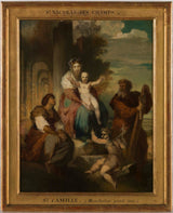 xavier-alphonse-monchablon-1869-schets-voor-de-kerk-van-sint-nicolaas-van-champs-de-heilige-familie-kunstdruk-kunst-reproductie-muurkunst