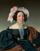 Heinrich-Schlesinger-1836-length-portrait-of-a-strednej triedy-viedenský-žena-art-print-fine-art-reprodukčnej-wall-art-id-addfn7lgi