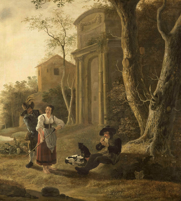 jan-baptist-wolfaerts-1646-the-piper-shepherd-scene-with-shawm-player-art-print-fine-art-reproduction-wall-art-id-addjopc10