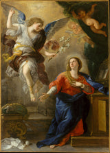 Luca Giordano - 1672-the-zvestovanie-art-print-fine-art-reprodukčnej-wall-art-id-ader1iyt9
