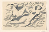 leo-gestel-1891-在藝術印刷品上創作一個小插圖女人和馬藝術複製品牆藝術 id-adew4qa8v