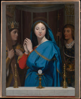 jean-auguste-dominique-ingres-1852-virgin-oboževanje-gostitelj-art-print-fine-art-reproduction-wall-art-id-adgjg5kfp