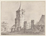 onbekend-1600-kerk-in-Warmond-kunstprint-fine-art-reproductie-muurkunst-id-adi31qgyt