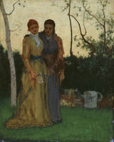 George-inness-1882-the-sisters-art-print-reprodukcja-piękna-sztuka-ścienna-id-adi90dzd7