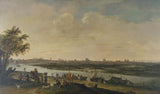 anonimowy-1645-ogólny-widok-na-Paryż-zaczerpnięty-z-dolnego-wzgórza-chillot-1650-sztuka-druk-dzieła-reprodukcja-sztuka-ścienna