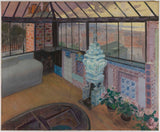 皮埃尔·乔治·让尼奥特-1896 年-奥特维尔之家的瞭望台艺术印刷品美术复制品墙壁艺术