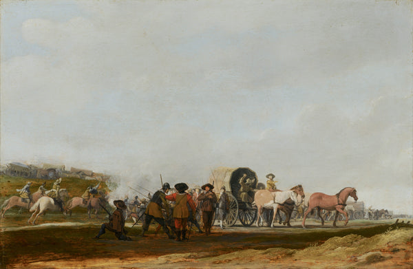 pieter-post-1631-ambushing-an-army-convoy-art-print-fine-art-reproduction-wall-art-id-adjt5mbxg