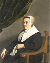 michiel-nouts-1656-portret-kobiety-druk-sztuka-reprodukcja-dzieł sztuki-wall-art-id-adk3jbcwd