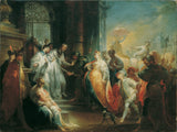 Johann Wolfgang-Baumgartner-1750-the-odmietnutie-of-the-cisárovnej-Eudoxiou-by-St-John-Zlatoústy-art-print-fine-art-reprodukčnej-wall-art-id-adkvhr7gb