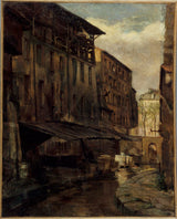 js-le-merle-1899-bievre-street-valencia-kunst-trykk-kunst-reproduksjon-vegg-kunst