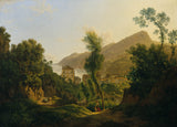 约瑟夫·雷贝尔1819-维耶特里-俯瞰萨莱诺海湾的艺术印刷精美的艺术复制品墙上艺术ID adnofil1z