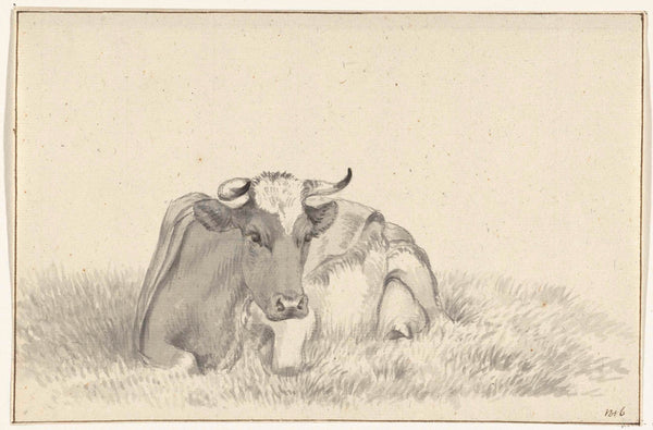 jean-bernard-1816-reclining-cow-from-the-front-art-print-fine-art-reproduction-wall-art-id-adp7s0ycz