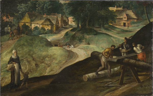 gillis-mostaert-landscape-with-men-sawing-timber-art-print-fine-art-reproduction-wall-art-id-adpb7b4q7