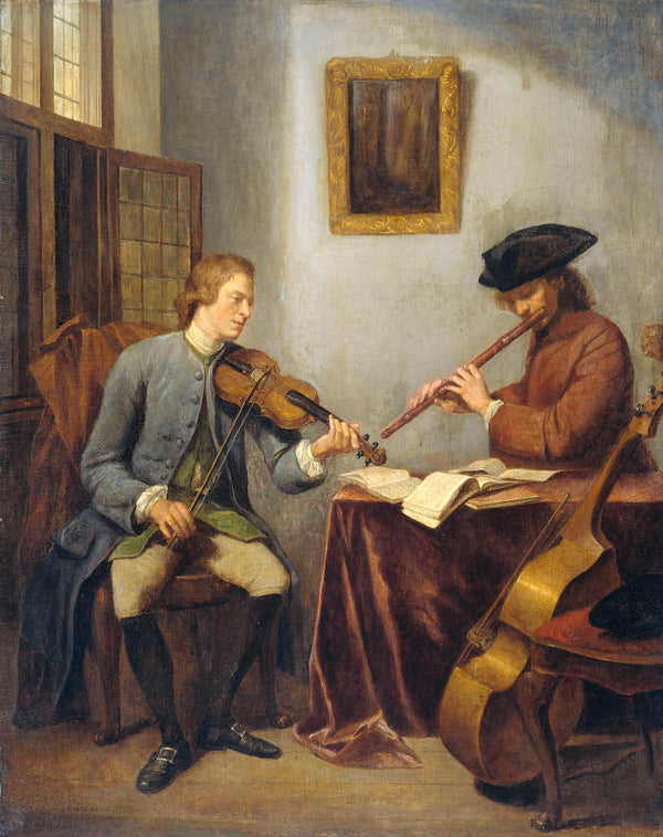 julius-henricus-quinkhard-1755-a-violinist-and-a-flutist-playing-music-together-the-art-print-fine-art-reproduction-wall-art-id-adq9r8hy9