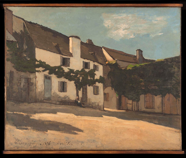 henri-joseph-harpignies-1876-hedgehog-house-art-print-fine-art-reproduction-wall-art