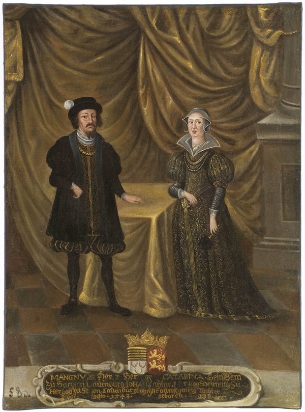 unknown-swedish-magnus-i-died-in-1543-duke-of-saxe-lauenburg-catherine-1488-1563-princess-of-braunschweig-art-print-fine-art-reproduction-wall-art-id-adrcdte2q