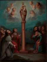 nicolas-Enriquez-1773-il-all'apparizione-of-the-vergine-di-el-pilar-to-Swann-art-stampa fine-art-riproduzione-wall-art-id-adtq6f83k