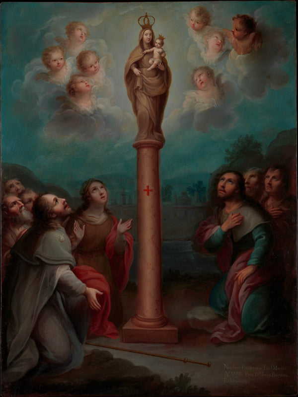 nicolas-enriquez-1773-the-apparition-of-the-virgin-of-el-pilar-to-st-james-art-print-fine-art-reproduction-wall-art-id-adtq6f83k