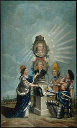 dubois-peintre-1791-france-recebe-três-encomendas-os-desejos-de-toda-a-nação-e-presente-para-louis-xvi-and-necker-impressão-reprodução-de-arte-fina-arte- arte de parede
