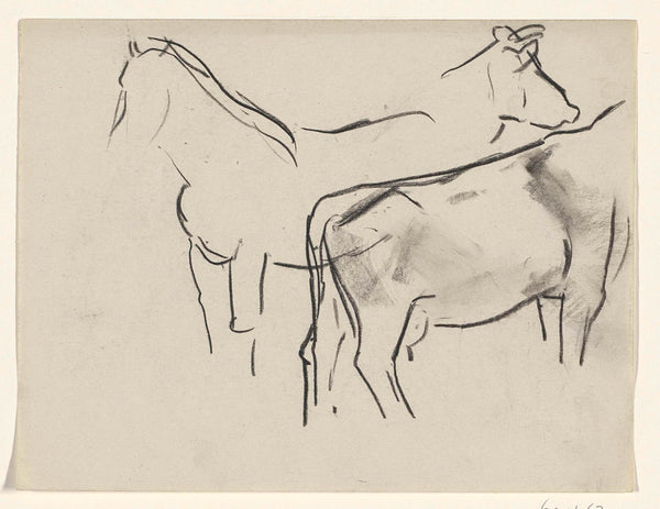leo-gestel-1891-sketch-of-cows-and-a-horse-art-print-fine-art-reproduction-wall-art-id-aduyxjafi