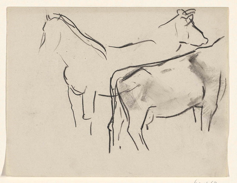 leo-gestel-1891-sketch-of-cows-and-a-horse-art-print-fine-art-reproduction-wall-art-id-aduyxjafi