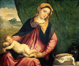 paris-bordone-1540-madonna-with-sleeping-child-art-print-fine-art-reproducción-wall-art-id-adv7p7h20