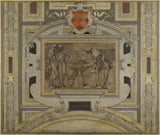 pierre-victor-galland-1890-sketch-for-the-hall-of-the-hotel-trades-city-blacksmiths-art-print-fine-art-reproduction-wall-art