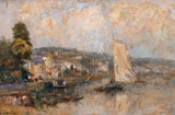 阿爾伯特·查爾斯·勒堡-1904 年拉布耶塞納河魯昂附近藝術印刷品美術複製品牆藝術