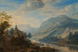 herman-saftleven-1654-reineck-yaxınlığında-reyn-çayının-görünüşü-şəffaf-art-reproduksiya-divar-art-id-adxo8gc56