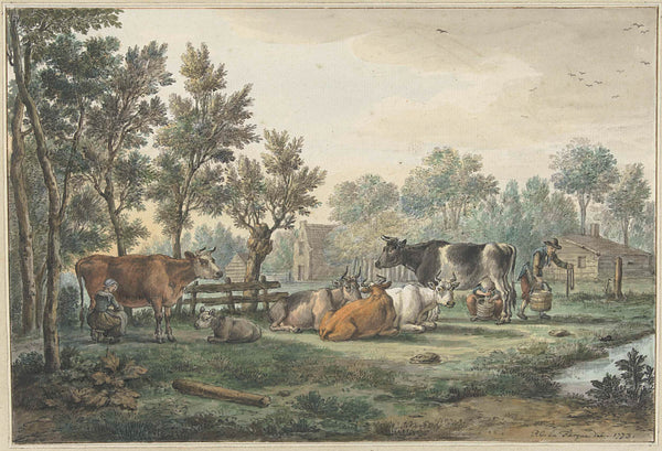 paulus-constantijn-la-fargue-1773-wei-with-cows-to-be-milked-art-print-fine-art-reproduction-wall-art-id-adxx9ofs4