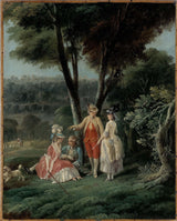 Jean-Baptiste-Hilaire-walk-in-the-park-art-print-fine-art-reproduction-wall-art