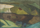 helmer-osslund-1917-fiskestugor-vid-älven-motiv-från-granvag-faxalven-konsttryck-finkonst-reproduktion-väggkonst-id-adz8ihyxn