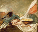 프랑스 학교-1795-계란과 양고기 다리가 있는 정물-예술-인쇄-미술-복제-벽-예술-id-ae1tb81c6