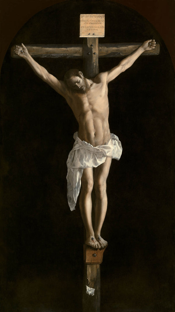 francisco-de-zurbaran-1627-the-crucifixion-art-print-fine-art-reproduction-wall-art-id-ae228ktje