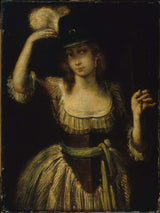ананімны-1762-партрэт-жанчыны-мастацкі-прынт-рэпрадукцыя-выяўленчага мастацтва