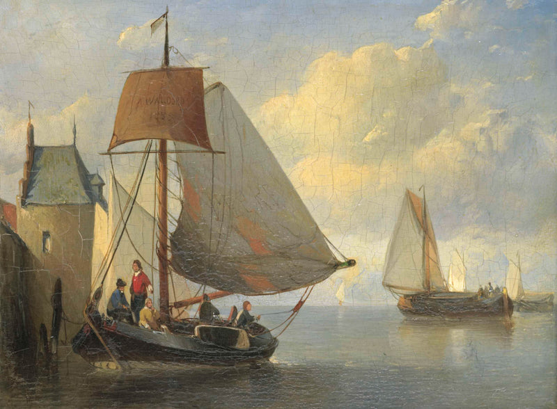 antonie-waldorp-1855-riverview-inspired-by-an-old-tower-on-art-print-fine-art-reproduction-wall-art-id-ae251xudt