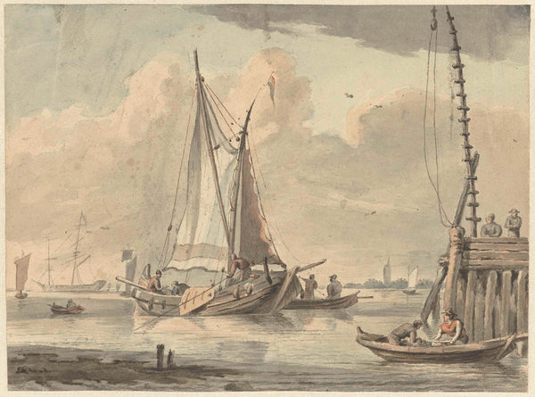aert-schouman-1720-sailing-ships-on-the-river-at-dordrecht-art-print-fine-art-reproduction-wall-art-id-ae2d6e3rm