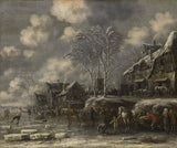 thomas-heeremans-1675-winter-scene-art-print-fine-art-reproducción-wall-art-id-ae329lqvo