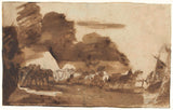 西奥多·gericault 1812年与马和士兵的食堂艺术打印精细艺术再现墙艺术id ae3ziqdp1