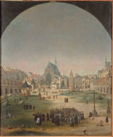 Jacob-grimer-1570-groblje-i-crkva-nevinih-umjetnička-štampa-likovna-umjetnička-reprodukcija-zidna-umjetnost