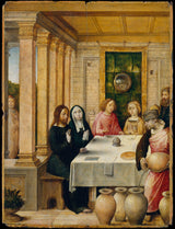 Juan-de-Flandes-1500-the-manželstva-hody-at-Cana-art-print-fine-art-reprodukčnej-wall-art-id-ae4t4fbw4