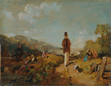卡尔·斯皮茨韦格1847-其中花园-斯托尔茨-艺术-印刷-精美-艺术-复制-墙-艺术-id-ae6gvpn17