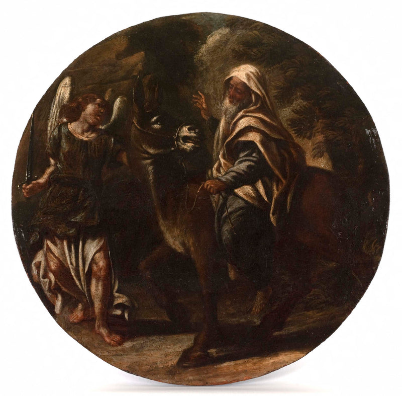 anonymous-balaam-and-his-donkey-stopped-by-the-angel-of-the-lord-art-print-fine-art-reproduction-wall-art