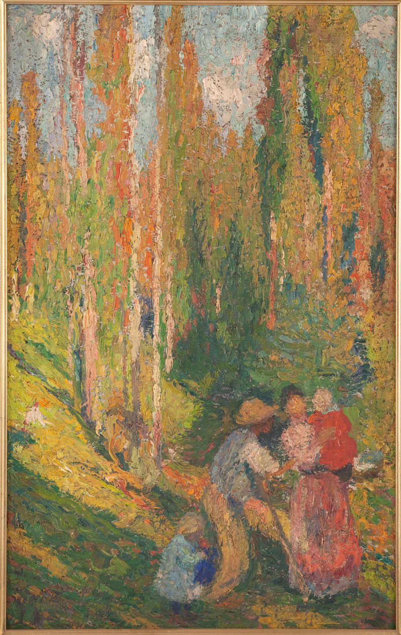 henri-martin-1905-sketch-for-the-wedding-room-of-the-town-hall-of-the-10th-in-summer-country-scene-art-print-fine-art-reproduction-wall-art